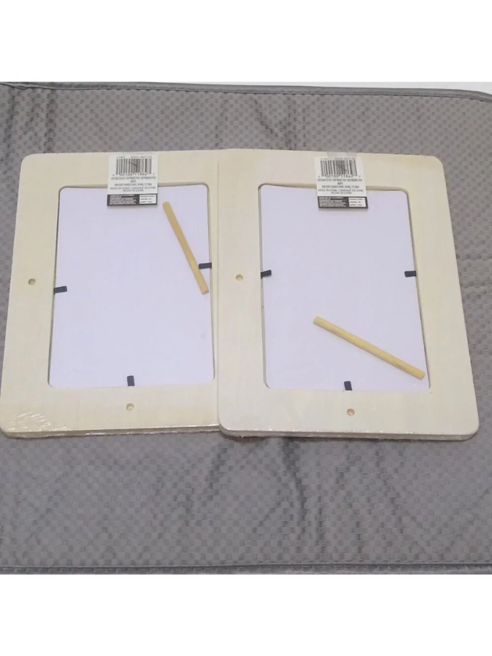 ArtMinds Unfinished Frame 4x6 in. Set of 2 Portrait or Landscape Natural Finish
